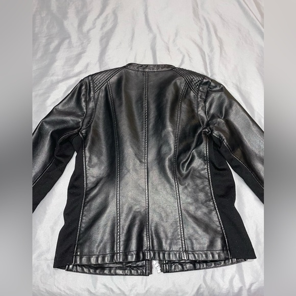 CALVIN KLEIN leather jacket - Picture 1 of 4